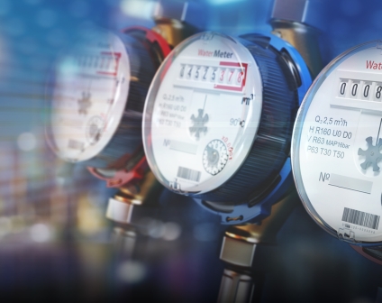 Image 9: RA4L1 Homepage Banner showing water meter
