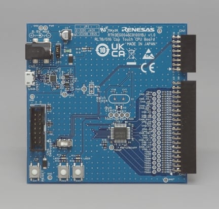 RL78/G16 Cap Touch CPU Board