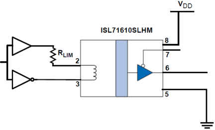 ISL71610SLHM - Differential Configuration
