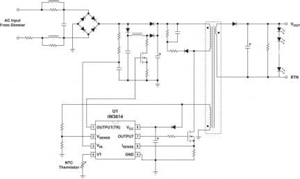 iW3614 Typical Applications Diagram