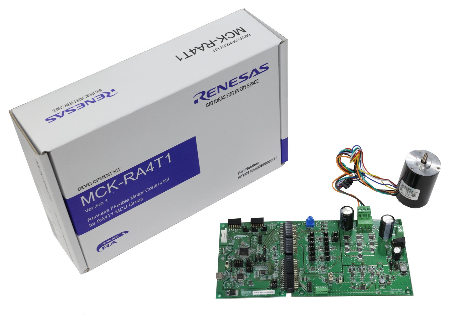 RTK0EMA430S00020BJ - MCK-RA4T1 Renesas Flexible Motor Control Kit