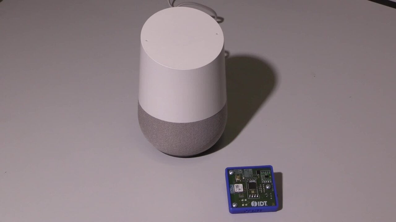 IDT ZMOD4410 Indoor Air Quality Sensor Google Home Assistant Integration Demo