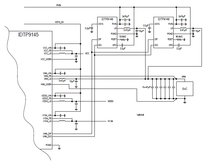 IDTP9148 - Application Circuit