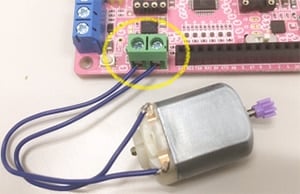 GR-ADZUKI DC Motor Terminal Blocks Function