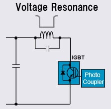 IGBT Voltage Resonance Circuit Diagram