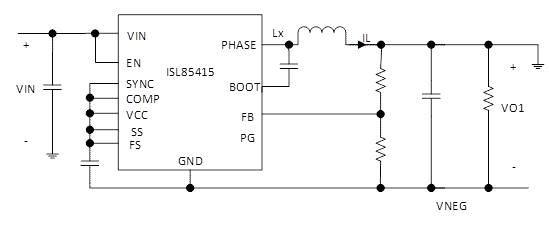 Inverting Buck-boost Topology