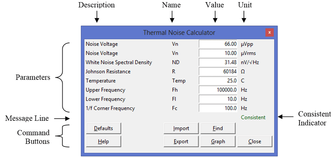 Thermal Noise Calculator