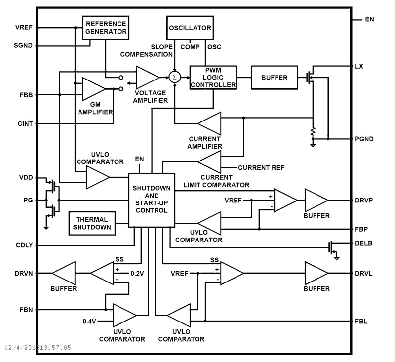 ISL78010 Functional Diagram