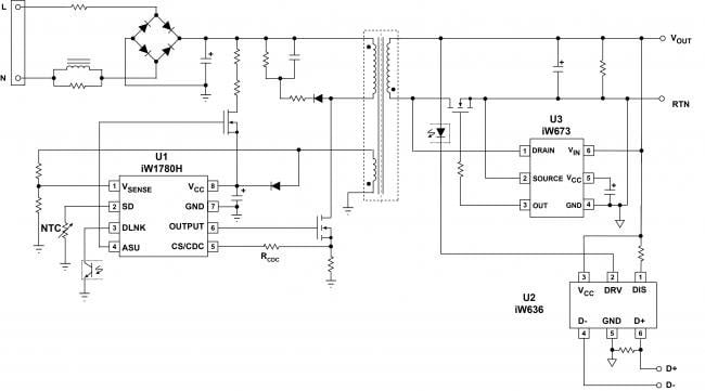 iW1780H Typical Applications Diagram