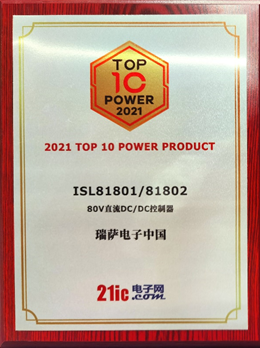 2021 TOP 10 POWER PRODUCT