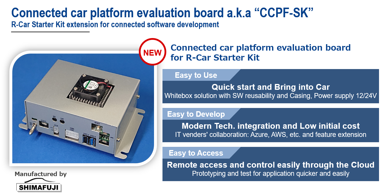 Connected car platform evaluation board