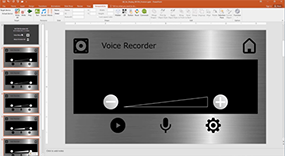Designing UI on PowerPoint