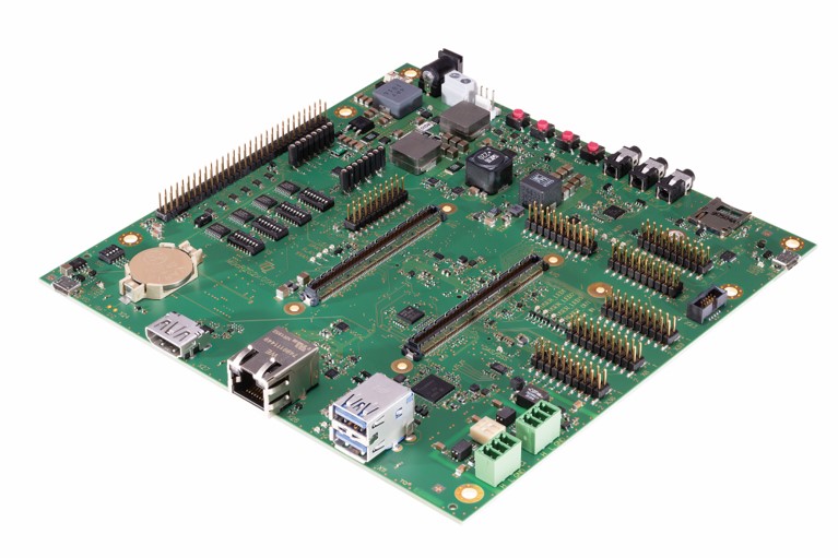Board View of Evaluation Kit MBaRZG2x