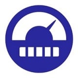 A circular meter icon