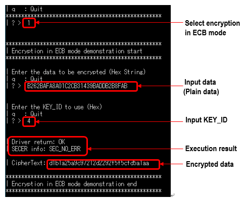 Figure 4 Encryption in ECB mode