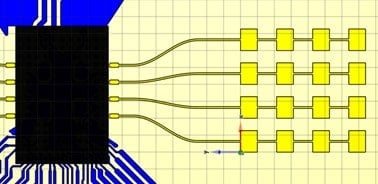 16 elements patch antenna array– simulation model