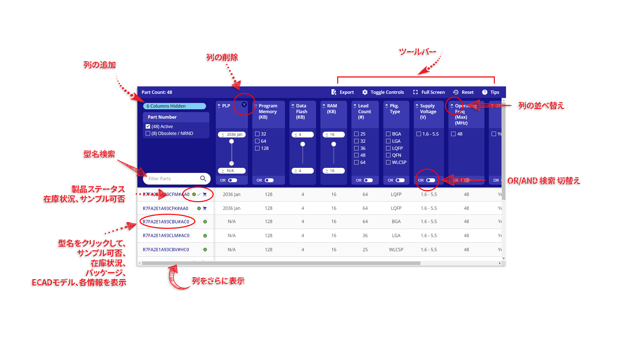 Parametric Search Tips