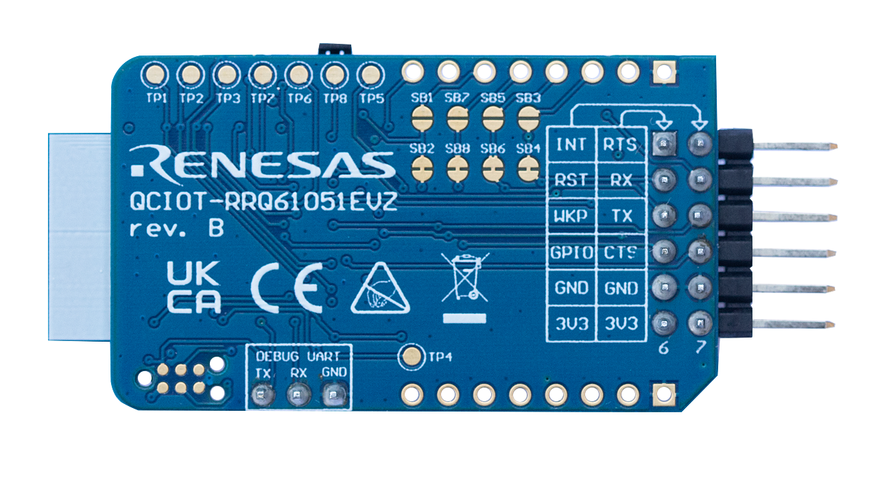 ルー QCIOT-RRQ61051EVZ - Wi-Fi 6 and Bluetooth Low Energy Pmod and