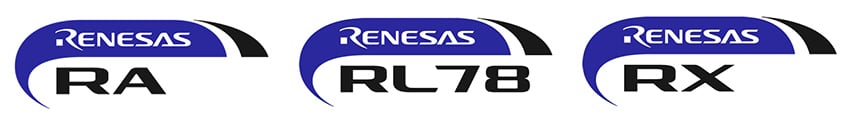 Renesas RA, RL78, and RX MCUs