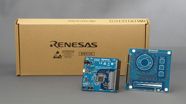 RA2L1搭載静電容量タッチ評価システム