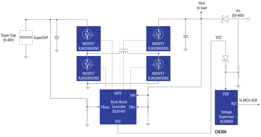 smart-terminal-backup-power-system-block-diagram