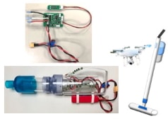 High-speed rotation of 50 krpm with a vacuum cleaner motor