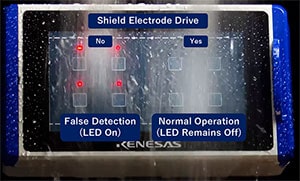 Comparison of Water Resistance due to the Presence or Absence of a Shielded Electrode Drive