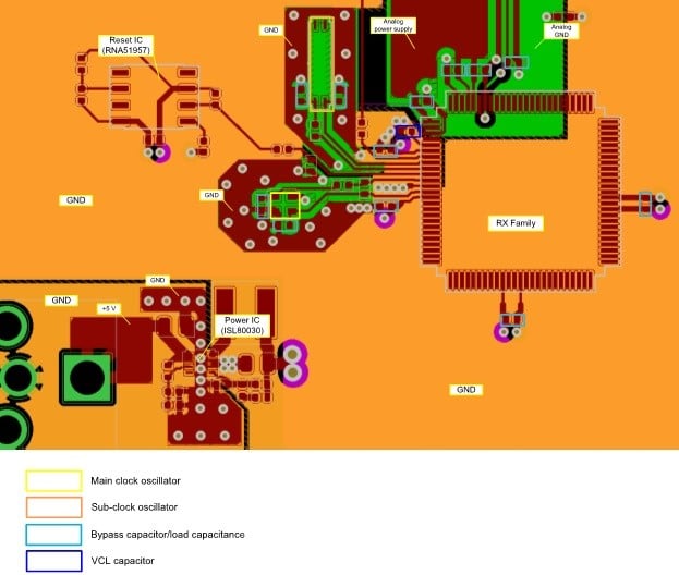 Example Wiring Pattern (Four-Layer Board)