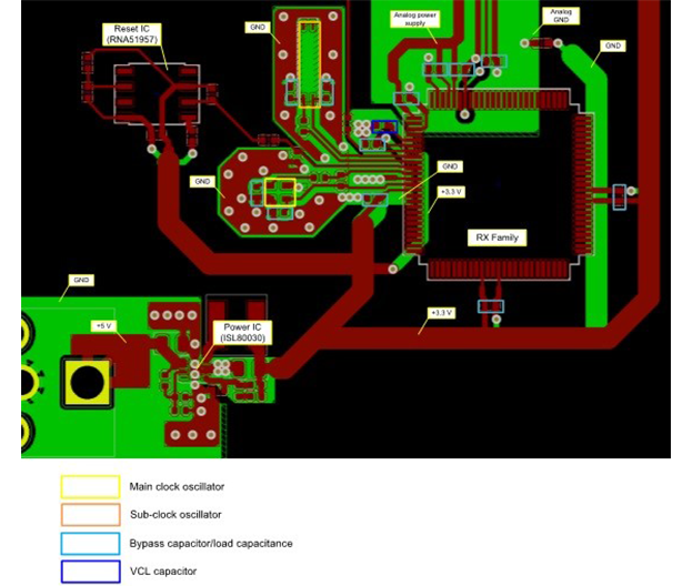 Example Wiring Pattern (Two-Layer Board)