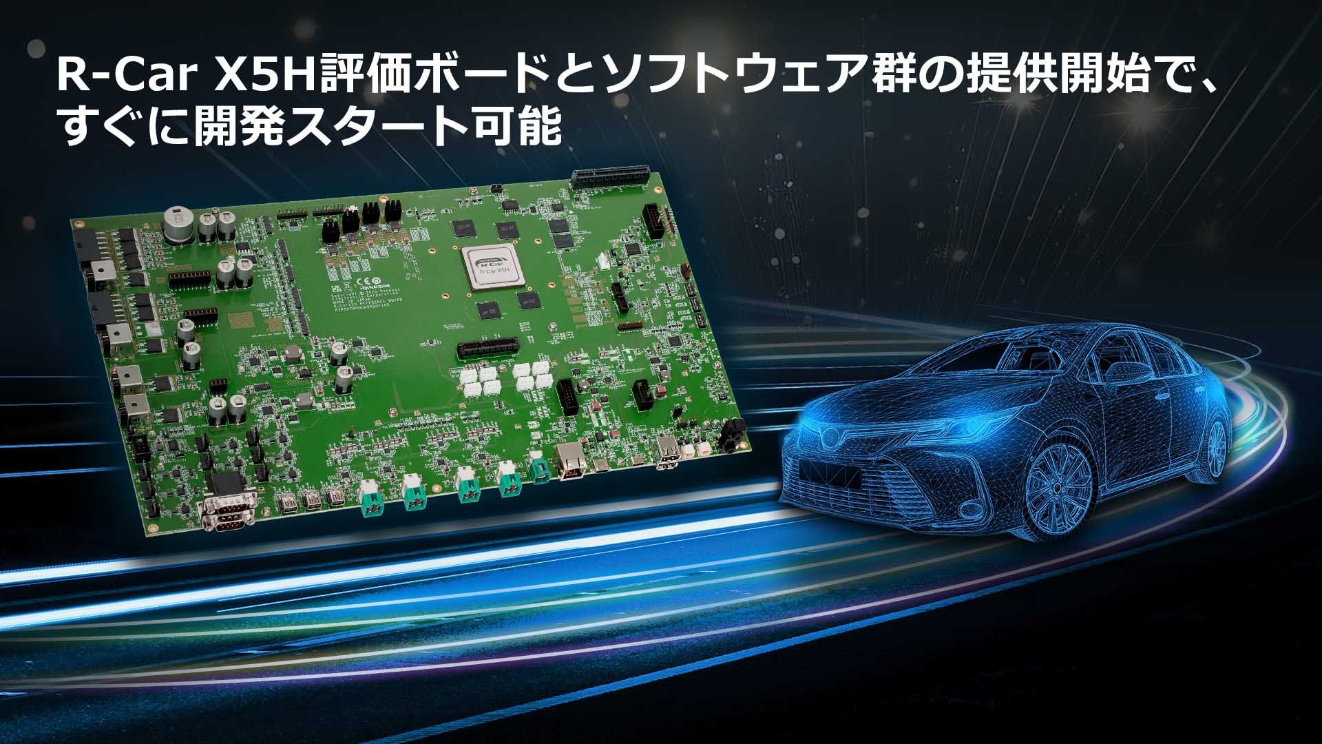 第5世代R-Car SoC向け開発プラットフォーム「R-Car Open Access（RoX