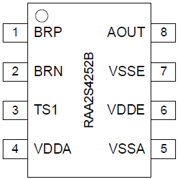 RAA2S4252B - Pin Assignments