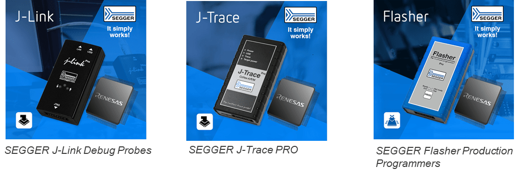 [RZ/A, RZ/G, RZ/T, RZ/N MPU] SEGGER J-Link/J-Trace/Flasher | Renesas