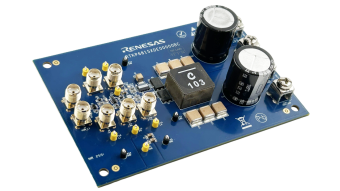 Angled view of RTKP6815xDE00000BC evaluation board.