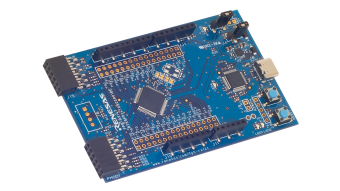 Angled view of FPB-RX14T board.