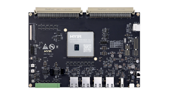 MYC-YT2HX SoM board by Myir.