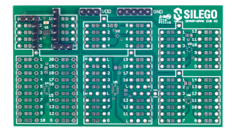 SLG88103V-EVB Evaluation Board - top