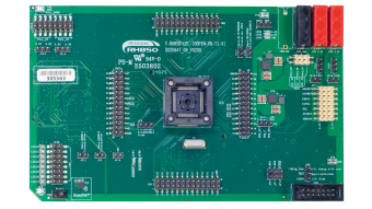 Top view of Y-RH850-U2C-100PIN-PB-T1-V1 board.