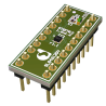 SLG46120V-DIP Prototyping Board