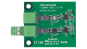 The top view of the Y-COMMON-10BASE-T1S Ethernet extension board.