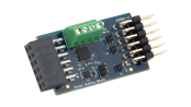Angle view of the US082-SSC3224EVZ evaluation board.