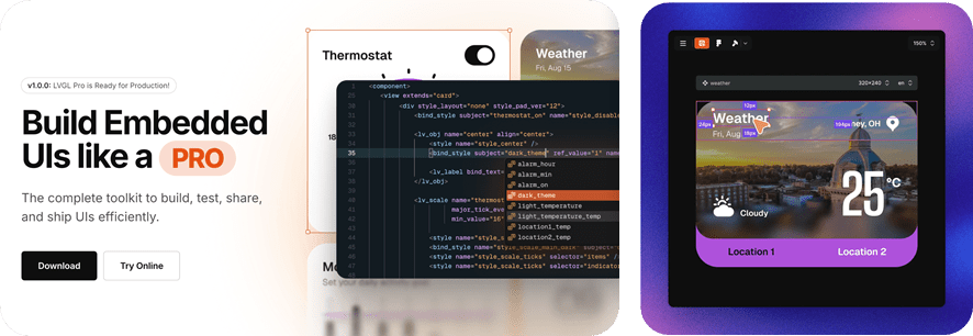 LVGL Pro Embedded UI Editor