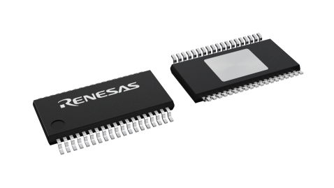 3D illustration featuring top and bottom views of TSSOP-EP IC chip package with 38 lead count.