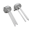 3D illustration featuring top and bottom views of CAN chip package with 3 lead count.