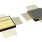 3D illustration featuring top and bottom views of CQFP IC chip package with 64 lead count.