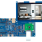 EK-RA8D2 Evaluation Board - LCD board and camera module attached