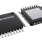 3D illustration featuring top and bottom views of HTQFP IC chip package with 100 lead count.