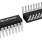 3D illustration featuring top and bottom views of PDIP chip package with 16 lead count.