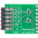 Photo of the top of the Pmod LED Adapter board.