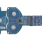 Bottom view of WS129-SAS-REFZ reference design.