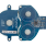 Bottom view of WS129-SAS-REFZ reference design inductive position sensor board..
